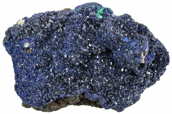 Sparkling Azurite and Malachite Crystal Association - China #217622